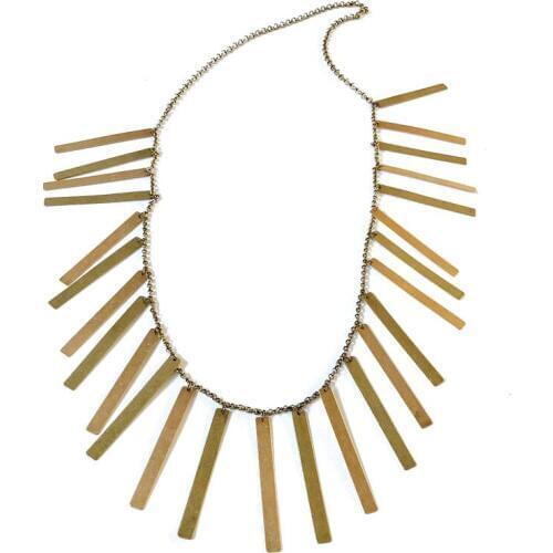 New Design Bar Finding Charm Long Pendant Necklace