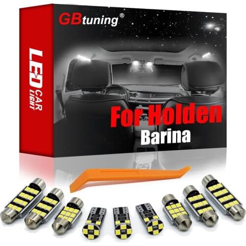 GBtuning Error Free Canbus LED 11PCS For Holden Barina 2012+ Vehicle Car Interior Glove Box Indoor Lamp Light Accessories Kit