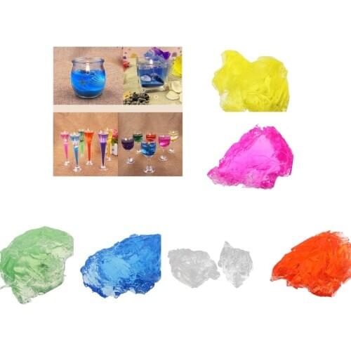MagiDeal 200g Jelly Wax Handmade Candles DIY Material Clear Candle Birthdays Parties Votive Holiday Candles Making Supplies