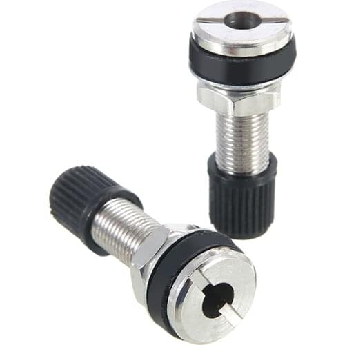 Mayitr 2pcs 35MM Metal Tubeless Car Motorcycle Bike Tyre Valve With Dust Cap For Moto Wheel Tire Accessories