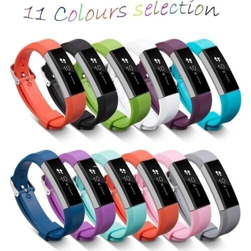 Soft Silicone Replacement Ajusttable Bracelet Strap Watch Band for Fitbit Alta / Alta HR