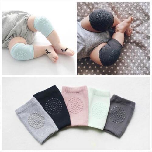 Toddler Kids Kneepad Protector Soft Thicken Terry Non-Slip Dispensing Safety Crawling Baby Leg Warmers Well Knee Pads For Child