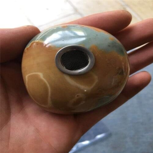 New fashion Madagascar Marine stone pipe, Marine stone crystal smoke pipe, crystal smoke pipe