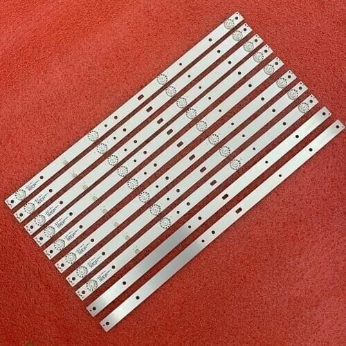 New 10 PCS/set LED backlight strip for CTV5035 SMART CURVED CTV5035SMART E49DU1000 Mcpcb JS-D-JP4910-041EC(60517)