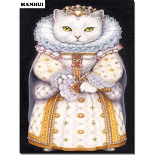 New 3D Diamond Painting Cartoon cat Crystal Needlework Diamond Embroidery Full Diamond home Decorative MH043
