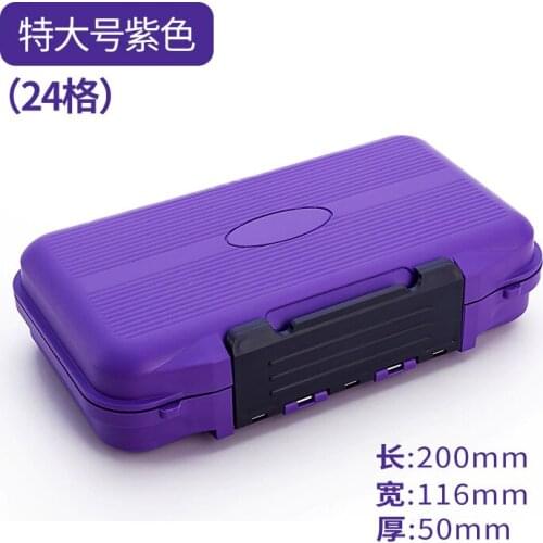 12/16/24 Compartment Fishing Lures Tackle Hooks Baits Storage Plastic Box