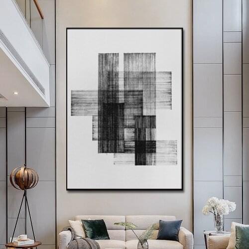 Nordic Style Black And White Line Poster Wall Art Canvas Painting Abstract Picture For Living Room Study Decoration Cuadros
