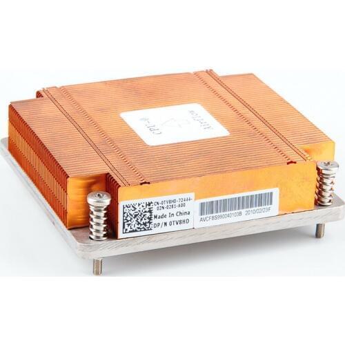 C1100 Processor Heatsink P/N: TV8HD 0TV8HD C1100 heat sink X58 1366 pin 1U server cpu heat sink chassis CPU Cooler Cooling