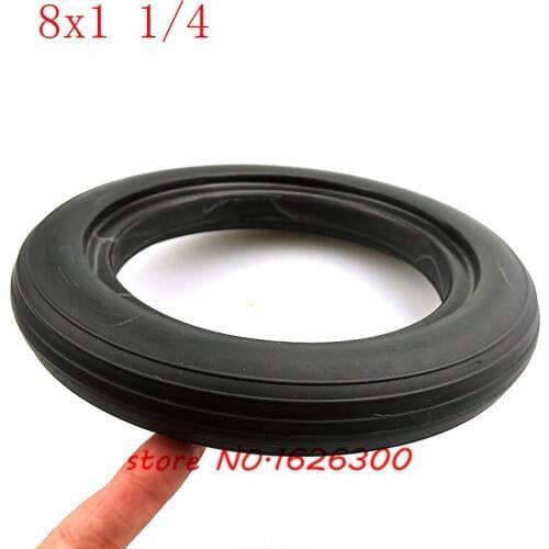 Size 8x1 1/4 (200x45) Electric scooter solid tyre 8*1 1/4 200*45 non inflation solid tyre 8 inch tyre good quality