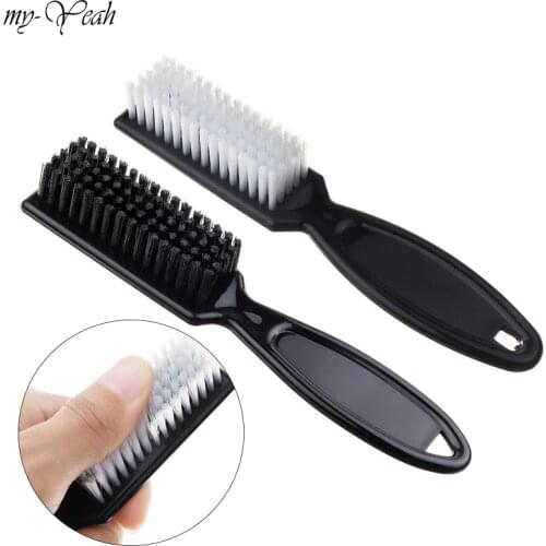 Plastic Handle Hairdressing Soft Hair Cleaning Brush Barber Neck Duster Broken Hair Remove Comb Hair Styling Tools DIY Home