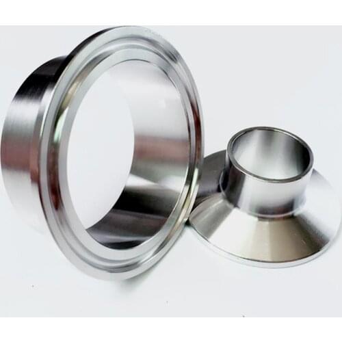 12.7mm 1/2" Pipe OD Butt Weld x0.5" Tri Clamp SUS 304 Stainless Steel Sanitary Fitting Coupling Home Brewing Beer Wine