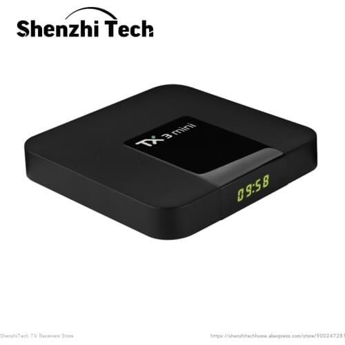 TaNix TX3 Mini 4K 2021 Smart TV Box Android 7.1 Amlogic S905W DDR3 2GB RAM 16GB ROM Set-Top Receiver with WIFI Media Player
