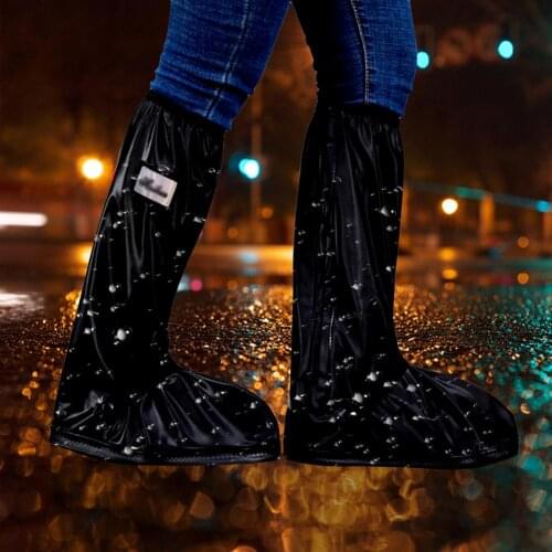Creative Waterproof Shoe Covers Reusable Motorcycle Cycling Bike Rain Boots Shoe Cover Rainproof Shoes Cover Rainproof Thick