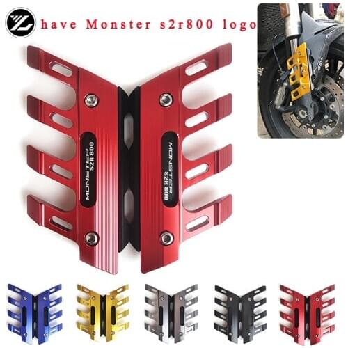 Motorcycle Accessories Front Brake Disc Caliper Protector Cover For DUCATI MONSTER S2R 800 2005 2006 2007