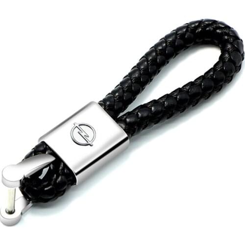 1PCS New Car Badge Keychain Keyring Weaving For Opel Astra H G J Insignia Mokka Zafira Corsa Vectra C D car anti-dirty