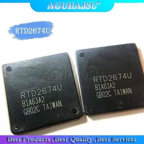 1Pcs RTD2674U-GR QFP RTD2674U RTD2674 free shipping