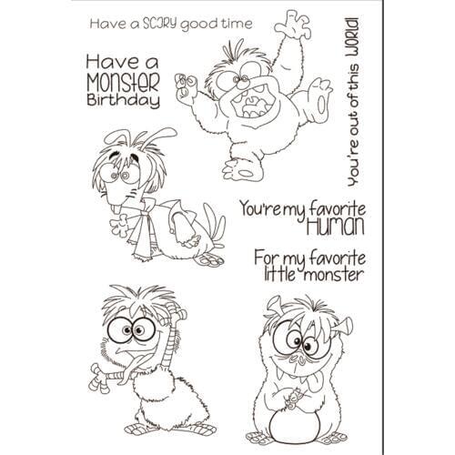 11x16 animal TBig ice cream ransparent Clear Stamps Silicone Seals for DIY scrapbooking photo album Card Making