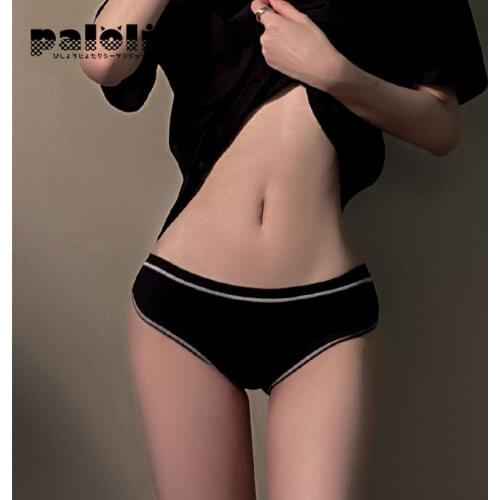 3PCS/Set Womens Sport Underwear Cotton Simple Sexy Panties Female Underpants Solid Color Panty Intimates Women Lingerie Japanes