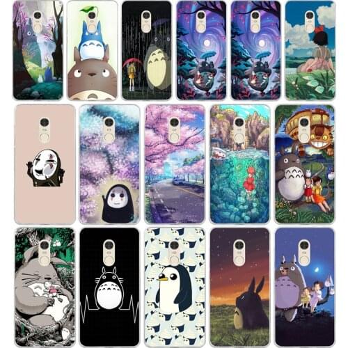 30AA Cute Totoro gift Soft Silicone Tpu Cover phone Case for Xiaomi Redmi 4A 4x Note 4 4x case