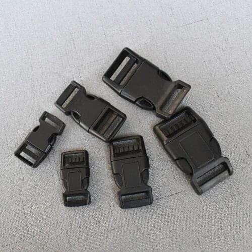 50 Pcs 15mm 20mm 25mm Plastic Safety Buckle Strap Belt Buckle For Bag Dog Collar Knapsack Garment Sewing Handmade Accessory