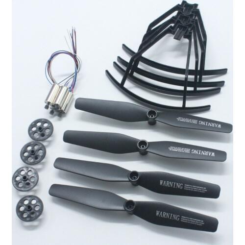 16PCS Visuo XS809 Accessory Propeller Blade Guard Gear Motor Engine for Visuo XS816 XS809 XS809W XS809HW Foldable Drone