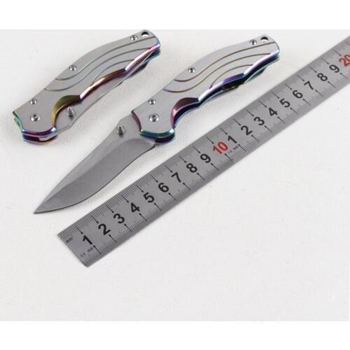 Free shipping new product sharp Outdoor camping folding knife self-defense portable camping tool Household knife