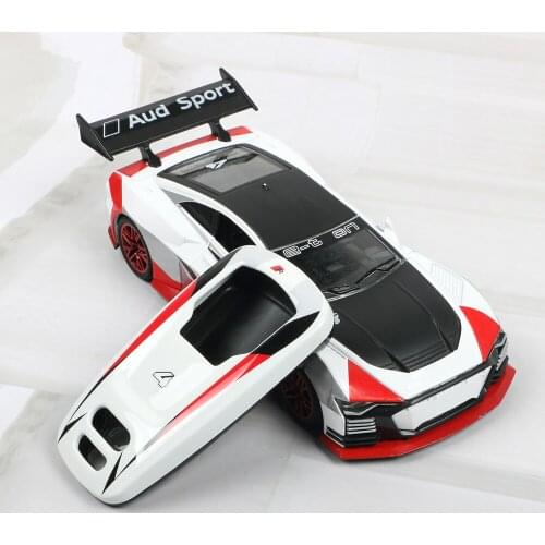 New Magnetic Type Car Key Fob Case Cover Protector For Audi A3 A4 A5 A6 A6l A7 Q3 Q5 Q7 C5 C6 B6 B7 B8 Tt 80 S6 C6 Racing Style