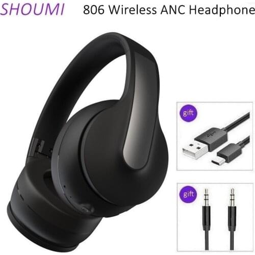 D-8 ANC Headset Wireless Headphone Noise Reduction Earphone Bass Hifi Stereo Helmet with Microphone,for Smart Phone Music Game