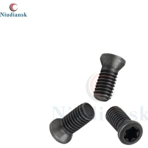 50pcs M2*5 M2.2×6 M2.5*7 M3×8 M3*10 M3.5×9 M3.5*12 M3.5×14 Torx Screw Turning Tool Holder Fixing Part CNC Lathe Tool Accessories