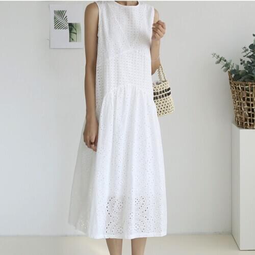 Eliasaph Solid Summer Dresses