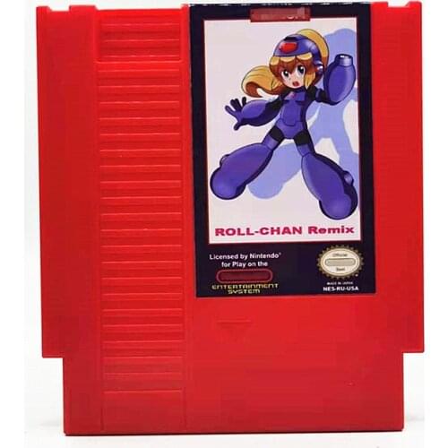THE ROLLCHAN REMIX 8 in 1 Game Cartridge for NES Console