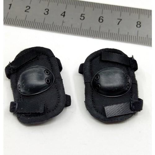 Hot Sales 1/6th Fashion Black Elbow Armor Model Of DAM DMS030 For Usual 12inch Doll Action