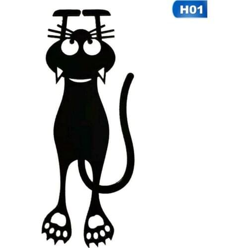 Cute And Delicate Black cat Hollow Bookmark Creative Stationery School Supplies Kids Student Gifts
