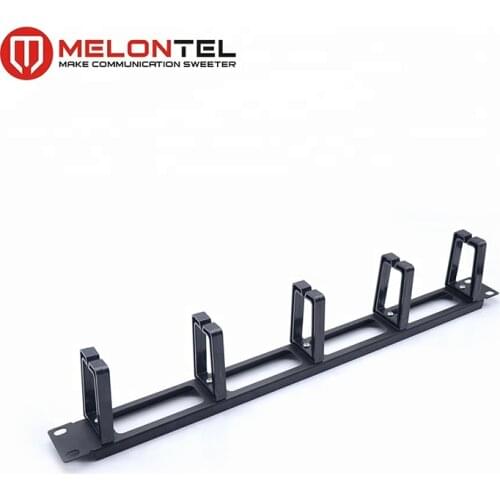 MT-4406 1U 19 Inch Metal Cable Manager With 5 Plastic Ring
