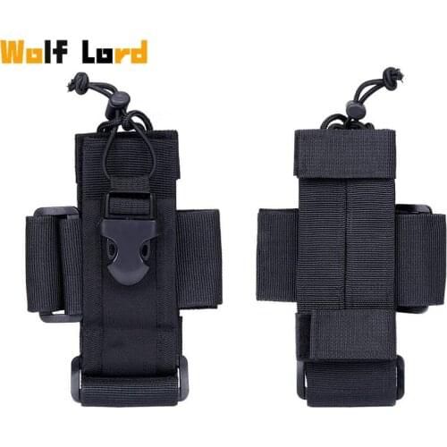 1000D Nylon Outdoor hunting Package Pouch Tactical Sports Molle Nylon Radio Walkie Talkie Holder Bag Magazine Mag Pouch Pocket