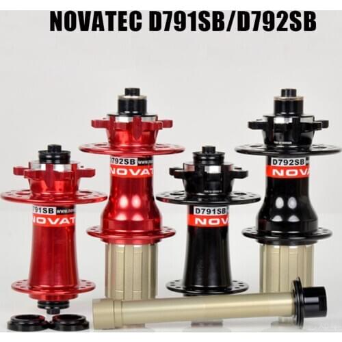 Novatec D791SB D792SB( upgrade from 771/772) disc brake hubs thru axle or QR version 6 bolts MTB bicycle hubs