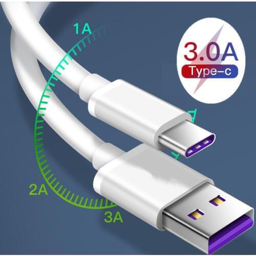 Original Type-C USB phone Battery Charger for Honor 10 9 V20 Magic 2 USBC Fast Charging Cable for Samsung S10 A9S A9 Star S8 S9