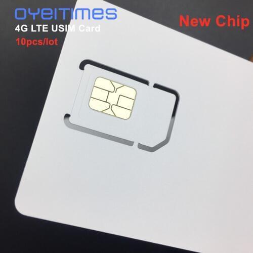 OYEITIMES SIM USIM Card 4G LTE WCDMA GSM Blank Mini Nano Micro Writable Programable SIM Card for Operator Milenage Algorithm