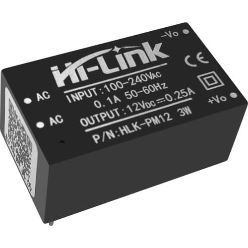 Free Shipping 80pcs Isolated AC DC 3W12V HLK-PM12 Power Converter with CE