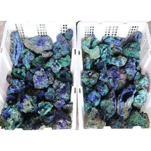 Natural Azurite Malachite Healing Crystal Healing Chakra Mineral Specimens