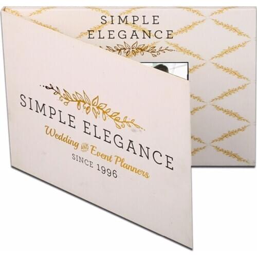 Professional customizat 4.3inch Video Brochure Cards for Presentations Digital Advertising Player Screen Video Greeting cards