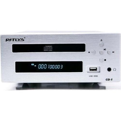 Rftlys CD1 fever CD player with U disk headphone balanced output port CD turntable desktop CD hard disk player