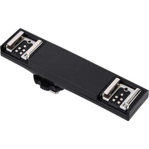 SUPON Dual Hot Shoe Bracket Splitter Adapter Camera Flash Speedlite for Nikon d3300/d90/d750/d800/d7000/d7200/d5100/d3200/d700
