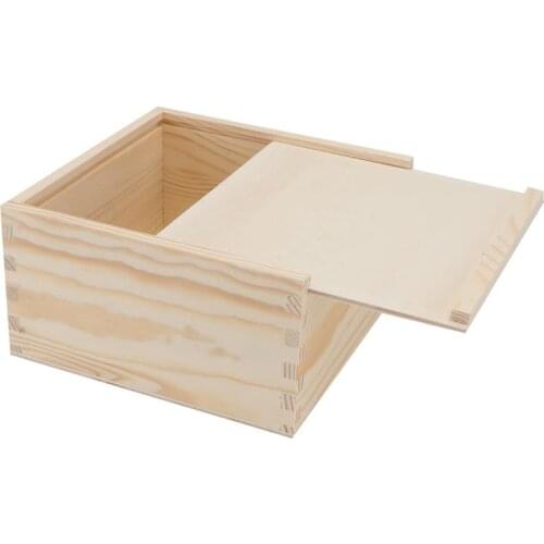 Wedding Favor Box Lovely Candy Wooden Gift Box with Lid Jewellery Earring Necklace Storage Container Box for Home Supply Decor