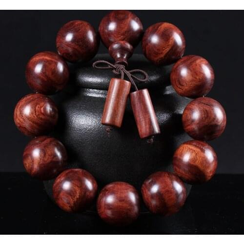 Vietnamese rosewood willow core material like Hainan Huanghuali Annan Dalbergia small hole boutique ghost face currency beads