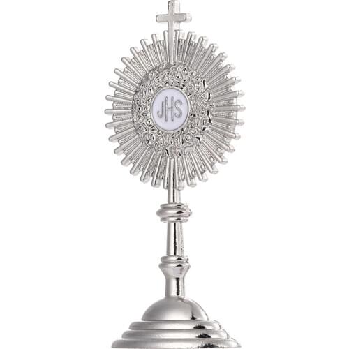 MagiDeal Crucifix Statue Jesus Christ Figurine INRI Sticky Bottom Ornament Home Decoration Portable Status Gift