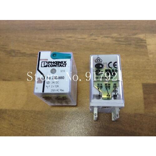 [ZOB] The German PHOENIX CONTACT Feinikesi 2903660 DC24V relay 2X6A genuine original --5pcs/lot