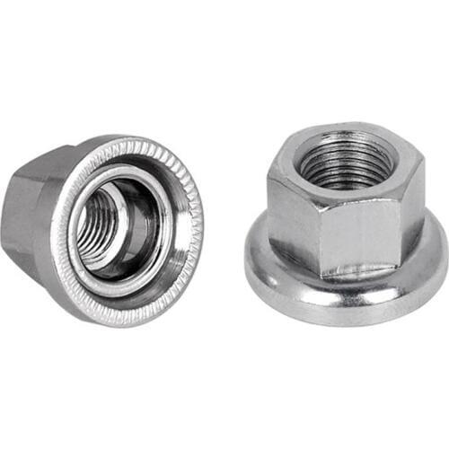 1pcs bicycle accessories M9 hub nut screw rear axle nut flange front wheel M10 rear wheel screw anti-skid front axle screw