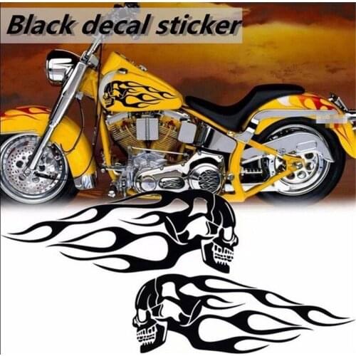 1PCS Black/White/3D PUNISHER Skull BLOOD Vinyl Car Body Decals Stickers Motorcycles Decoration 34*12CM