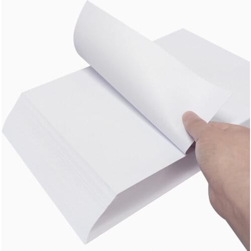 100Sheets A4 Sticker Paper Label White Self-adhesive Print Paper For Laser Inkjet Printer Kraft Glossy Matte Printer Paper Label